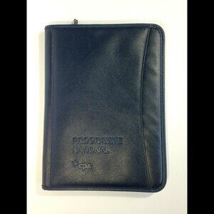 Leed's Portfolio Navy Blue Zip Around organizer - EXCELLENT CONDITION